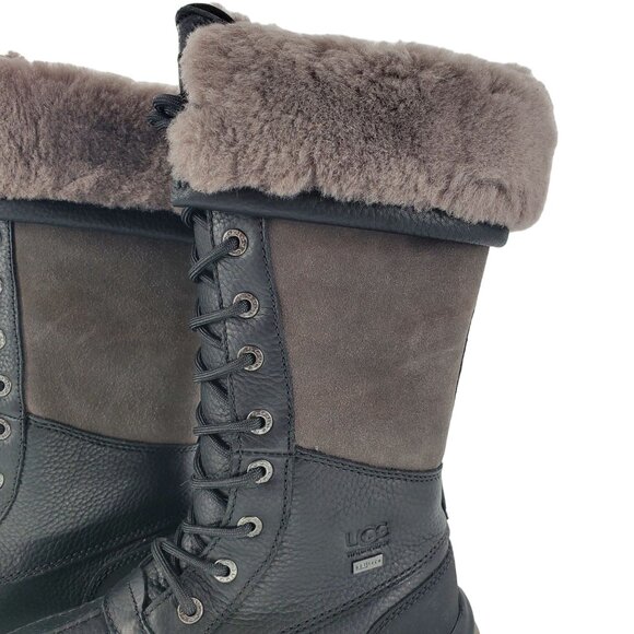 UGG 7 Adirondack Tall Boot III Fur Waterproof Sheepskin Leather Outdoor Shoes - Picture 14 of 16